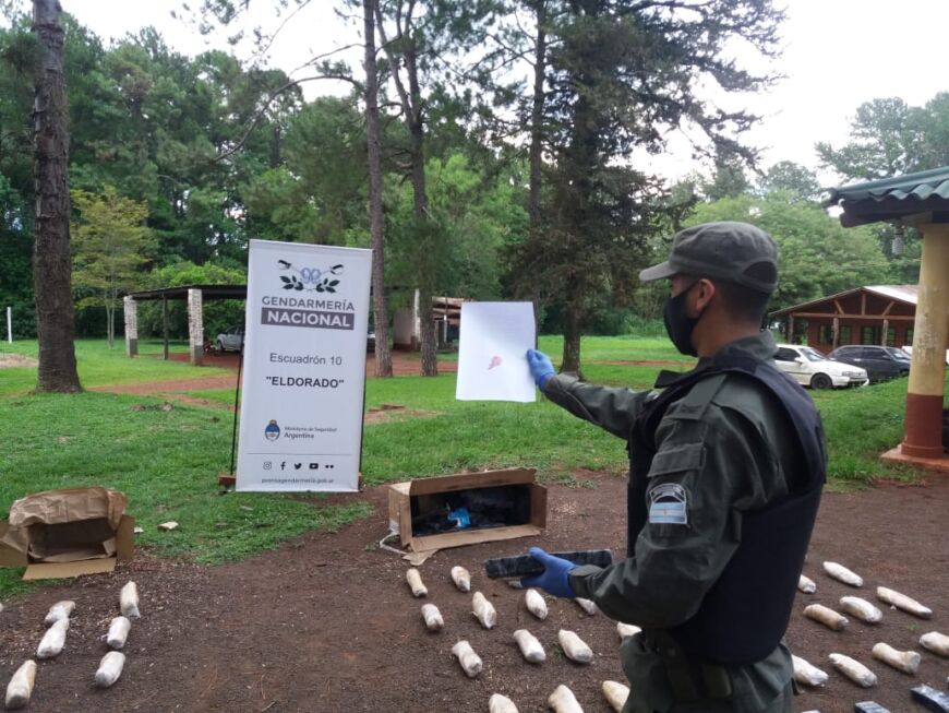 Misiones: Gendarmería secuestró más de 30 kilos de marihuana en dos procedimientos