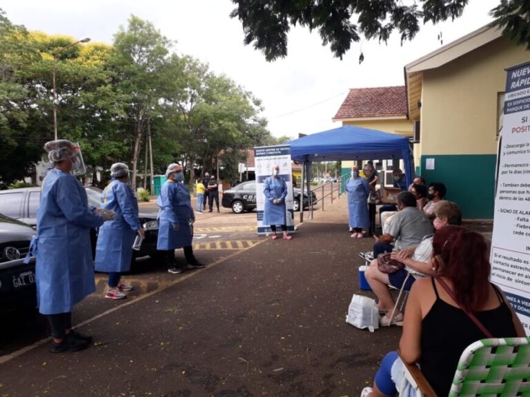 Covid-19: fin de semana con más de 650 testeos en el ex edificio del hospital Neonatal de Posadas