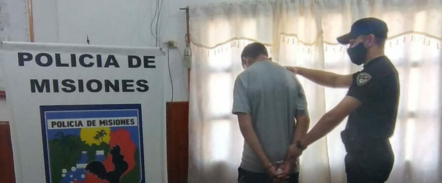 Detuvieron a un joven acusado de robar en un local comercial del barrio Irigoyen en San Vicente