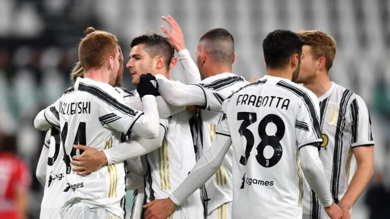 Juventus aplastó a SPAL y se metió en semifinales de la Copa Italia