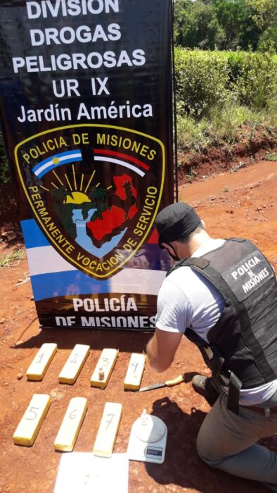 Narcotráfico: secuestraron marihuana en Colonia Victoria y Jardín América