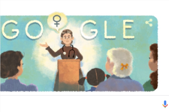 Google homenajeó a una médica argentina que luchó por los derechos de las mujeres