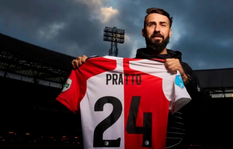 Pratto fue presentado en el Feyenoord neerlandés