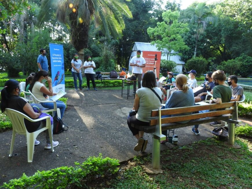 Posadas: exitoso segundo taller para conocer especies de aves en el Jardín Botánico 2 4 - Avistaje 2 - 3