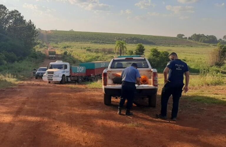 Policías retuvieron otros cuatro camiones que intentaron ingresar soja ilegal a Misiones