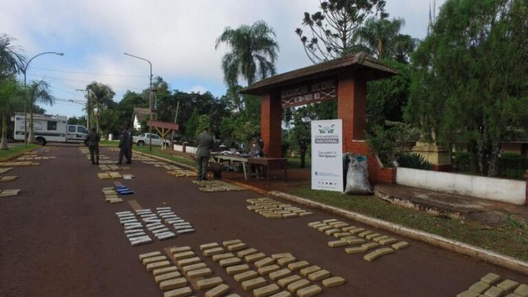 Gendarmes secuestraron más de cuatro toneladas de marihuana en Garuhapé