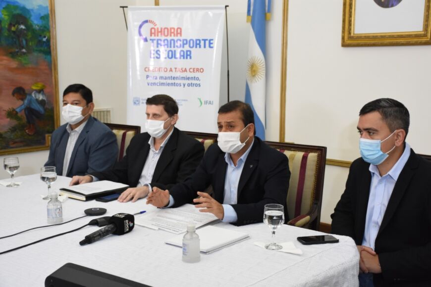 Asistencia al sector: el Gobierno provincial lanzó “Ahora Transporte Escolar”