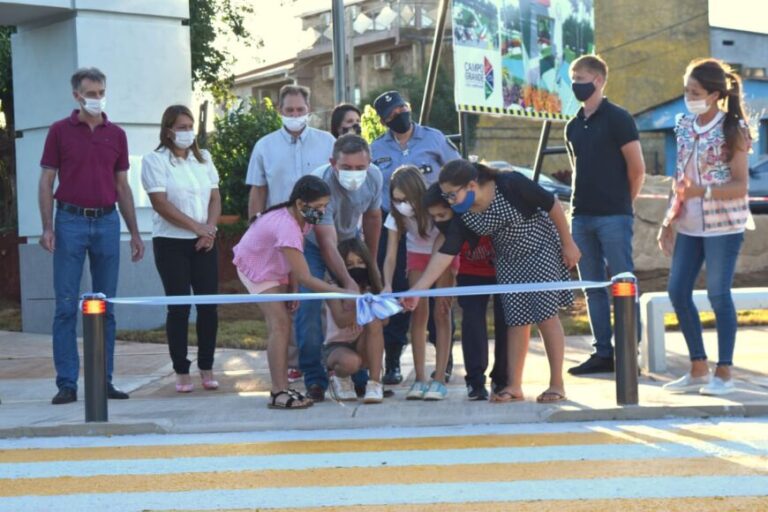 Campo Grande habilitó su Paseo de la Infancia, con dos nuevos cajeros automáticos