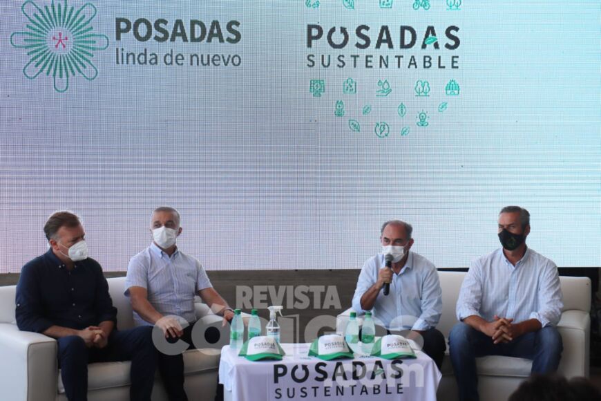 Con la presencia de Arce y Stelatto lanzaron “Posadas Sustentable”
