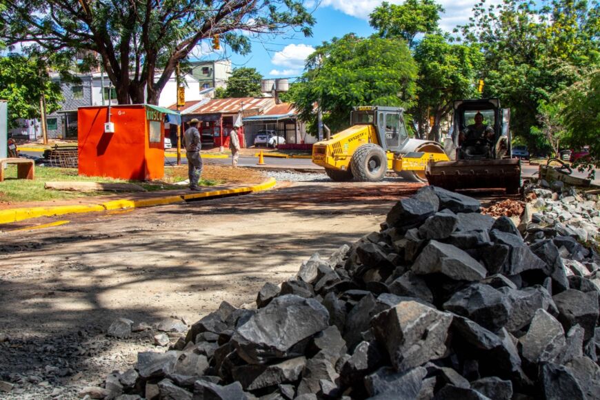 Obra en avenida 3 - 1