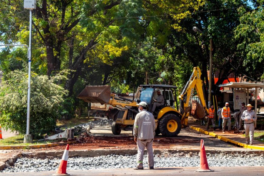 Obras en avenida 1 - 5