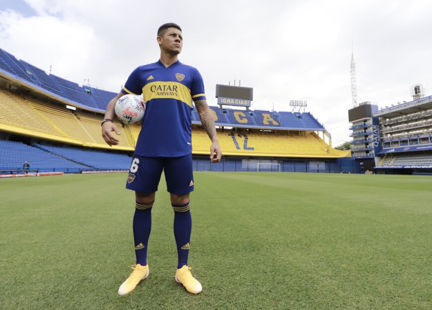 Rojo en Boca: "Estoy muy feliz de estar en el club más grande de Argentina"