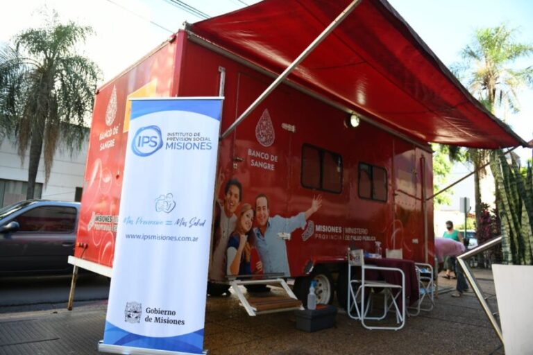 Lanzaron campaña de donación de sangre en Posadas