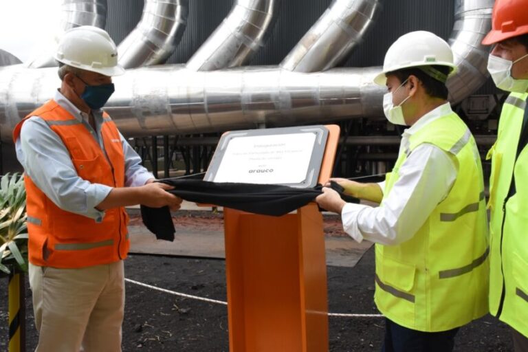 Puerto Piray: inauguraron la nueva caldera de la planta de Arauco