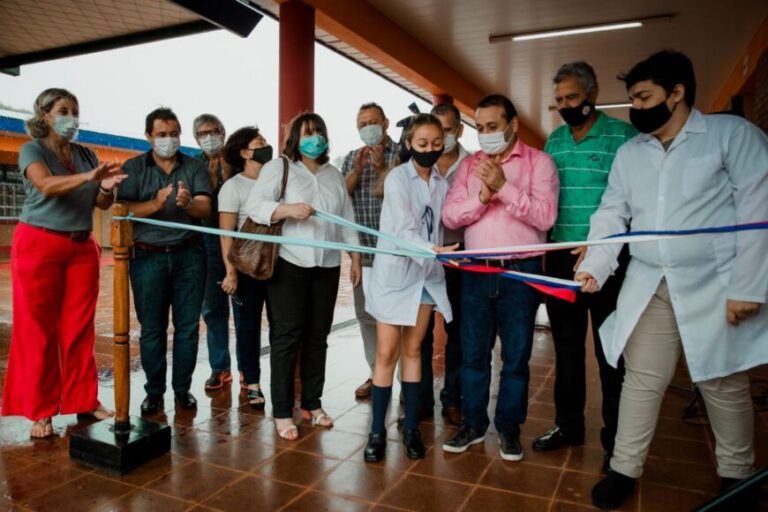 Herrera Ahuad inauguró escuelas en Puerto Libertad y Concepción de la Sierra