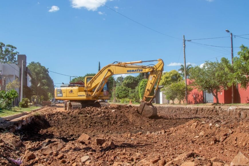 La Municipalidad realiza la apertura de la avenida Julio Piró en Posadas