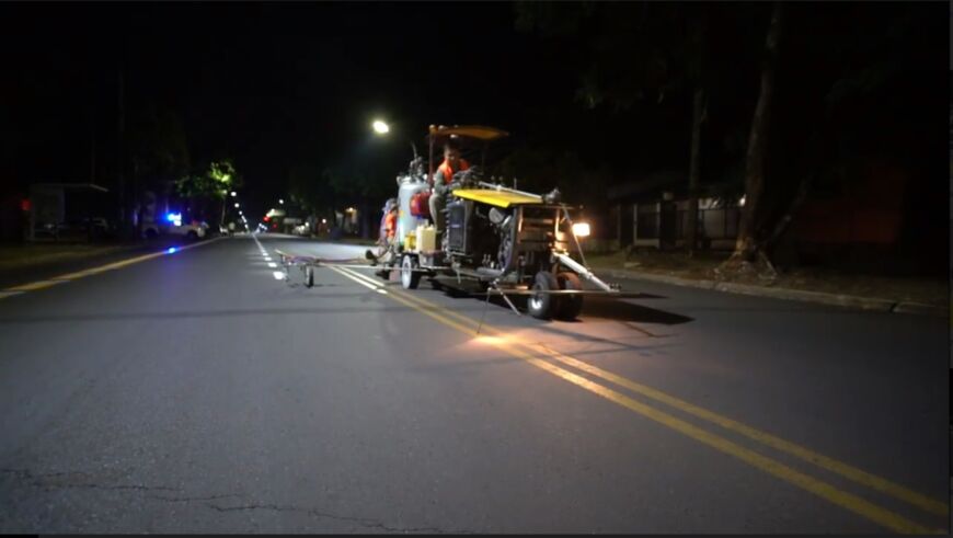 Municipales amplían la red de ciclovías en Posadas