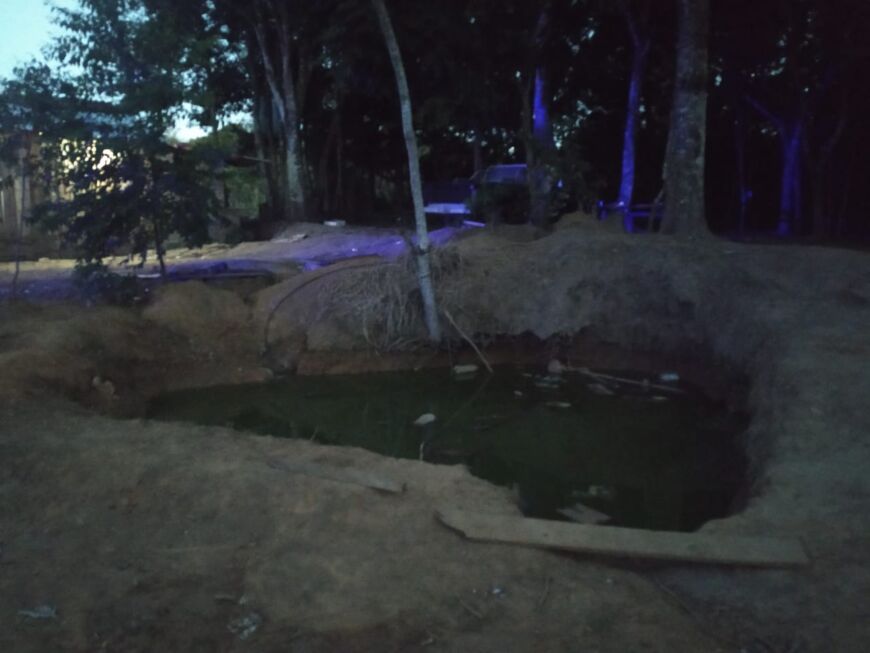 Tragedia en Puerto Esperanza:  niño de 5 años se ahogó en un estanque