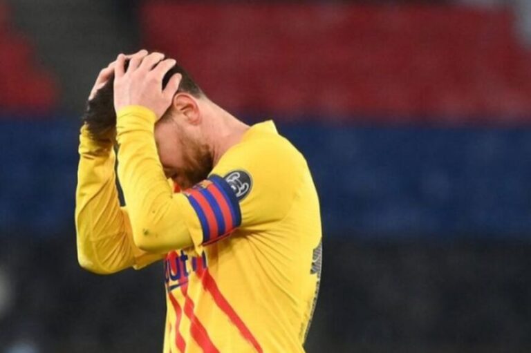Ni el golazo de Messi le alcanzó: Barcelona empató 1-1 con el PSG y quedó eliminado de la Champions