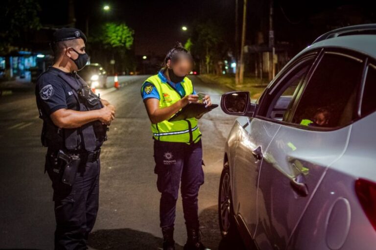 Operativos de seguridad ciudadana: detectaron a más de 50 conductores en infracción