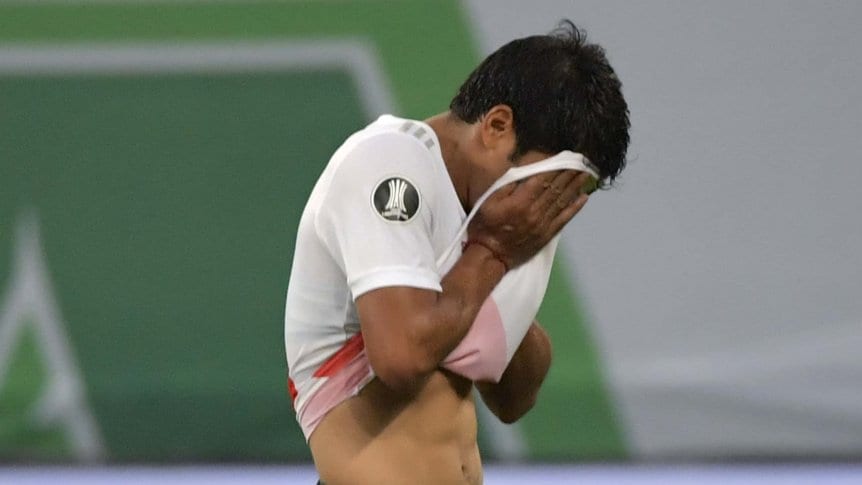 Malas noticias para River: Rojas se desgarró y no jugará ante Godoy Cruz