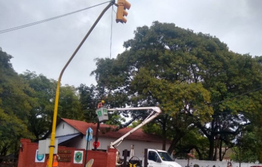 Habilitaron nuevos semáforos sobre la avenida Quaranta de Posadas