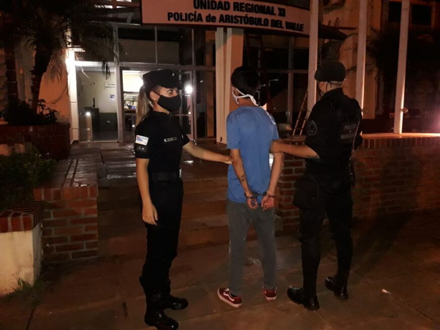 Aristóbulo y 25 de Mayo: tres hombres fueron detenidos por violencia familiar