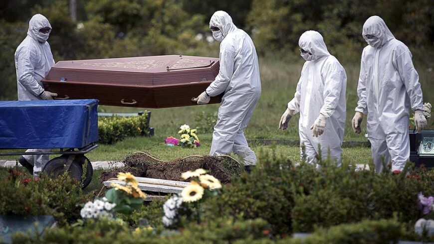 Brasil volvió a batir un récord de muertes por coronavirus: 1.972 en 24 horas