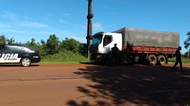 Interceptaron otro camión que intentó ingresar soja ilegal a Misiones
