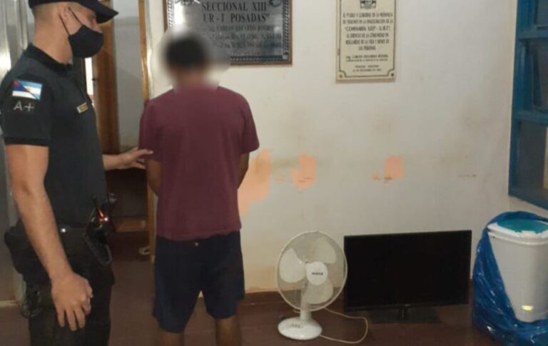 Detuvieron a un joven por robar electrométricos de una vivienda en Posadas
