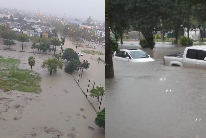 Formosa bajo agua: la lluvia no cesa en la ciudad y genera inconvenientes
