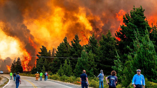 Fernández partió a Chubut para recorrer las zonas afectadas por los incendios