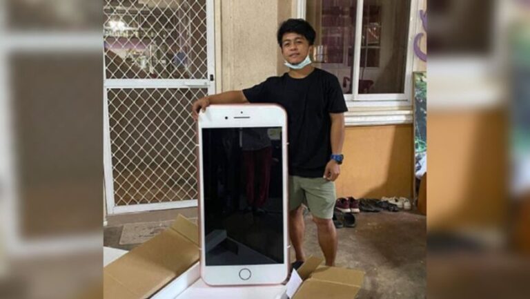 Compró “el Iphone de sus sueños” y le enviaron una mesa con forma de celular