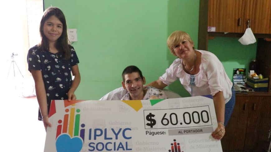 Alem: con el premio de IPLyC Inclusivo acondicionará la habitación de su hijo