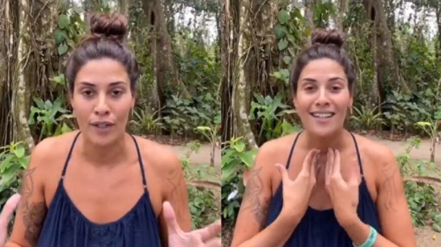 Ivana Nadal cuestionó el uso de barbijo: “¡Respiren aire puro!”