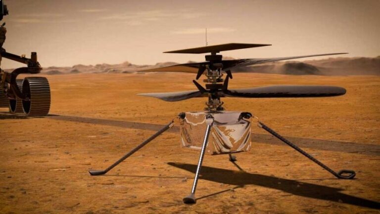 La NASA intentará concretar el primer vuelo de un helicóptero motorizado en Marte