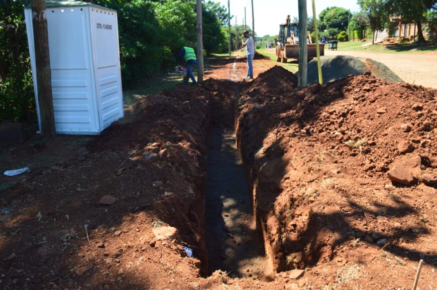 Extienden la red de agua potable en la Chacra 244 de Posadas 1 2 - red de agua1 - 1
