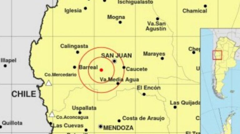 Varios sismos volvieron a sacudir la provincia de San Juan