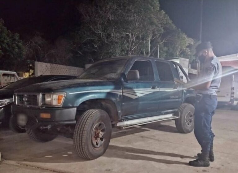 Recuperaron una camioneta robada en Puerto Esperanza