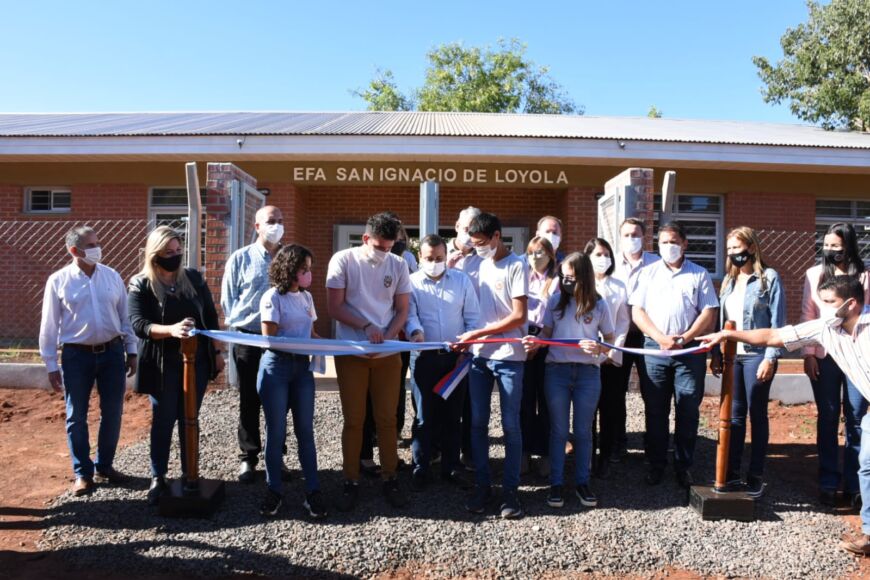 Inauguraron las obras de refacciones en la EFA de San Ignacio