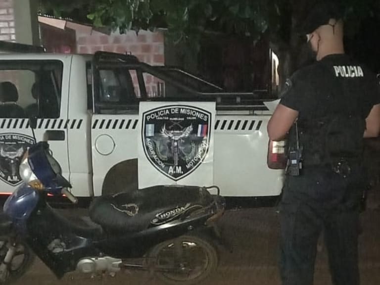 Recuperaron motocicletas robadas y detuvieron a un hombre en Posadas