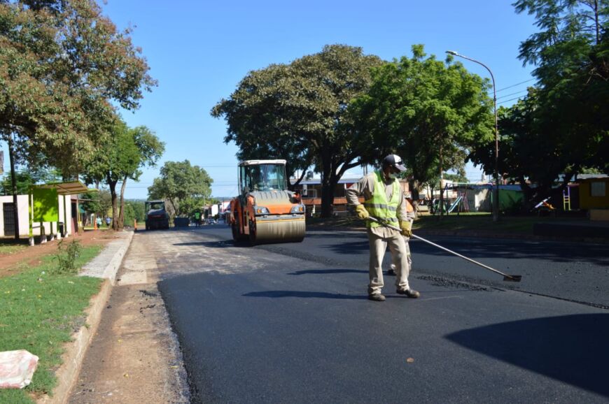 Finalizaron trabajos de asfalto sobre la avenida López y Planes de Posadas