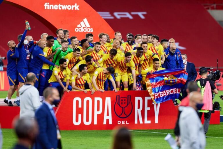Con un doblete de Messi, Barcelona se consagró campeón de la Copa del Rey
