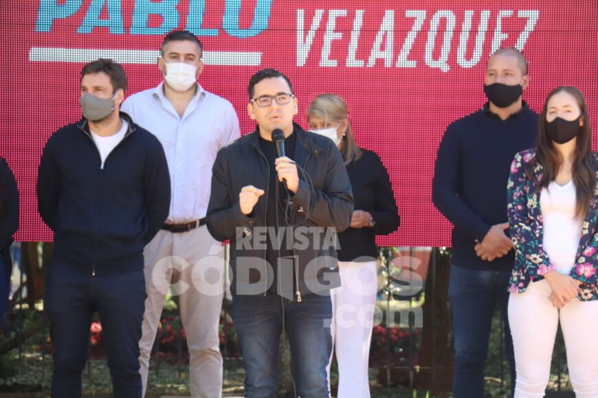 Velázquez presentó “Un camino seguro”, sublema con el que buscará su reelección a concejal de Posadas