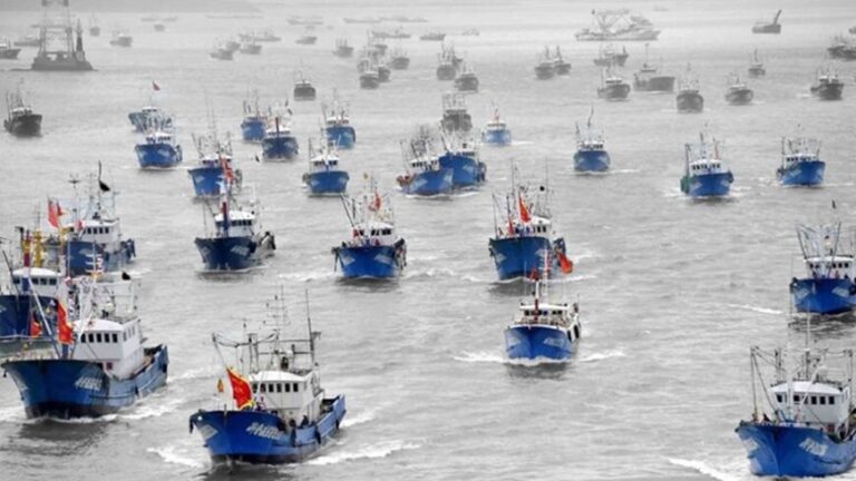 Polémica en Chubut: construirán un astillero para asistir a buques chinos que saquean Mar Argentino