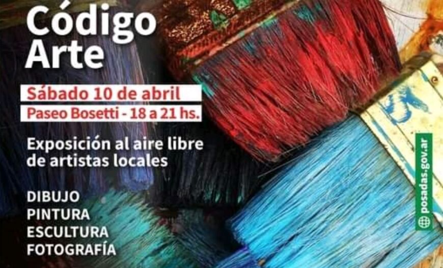 Este sábado vuelve “Código Arte” al Paseo Bosetti de Posadas