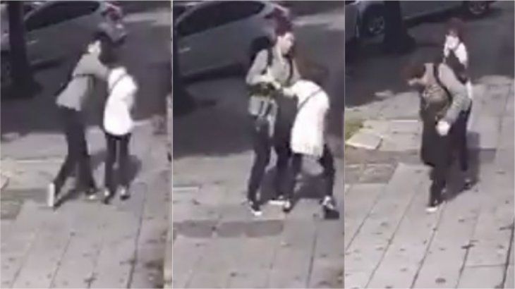 CABA: quiso resistir un violento arrebato y cayó al piso