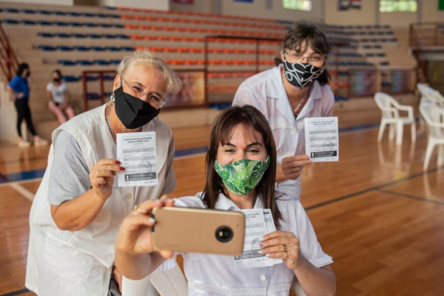 Concluyó la sexta convocatoria de vacunación docente en Posadas