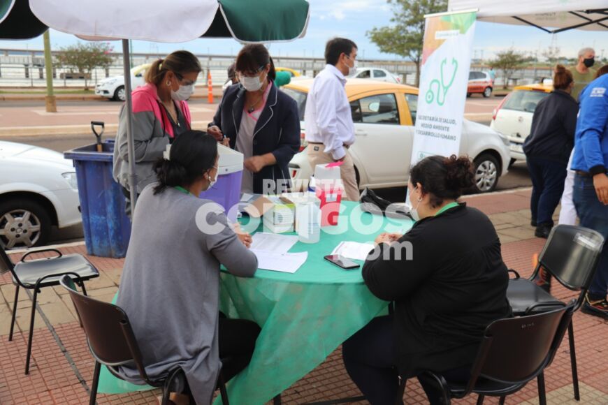 Comenzó la vacunación contra el coronavirus en taxistas posadeños