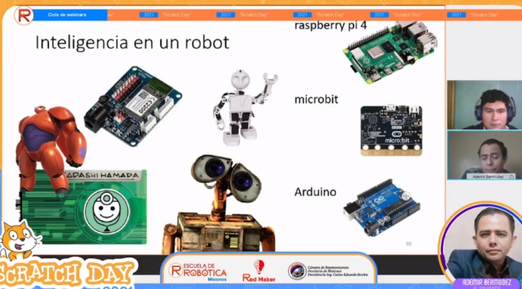 Escuela de Robótica: con gran éxito se realizó el “Scratch Day 2021”